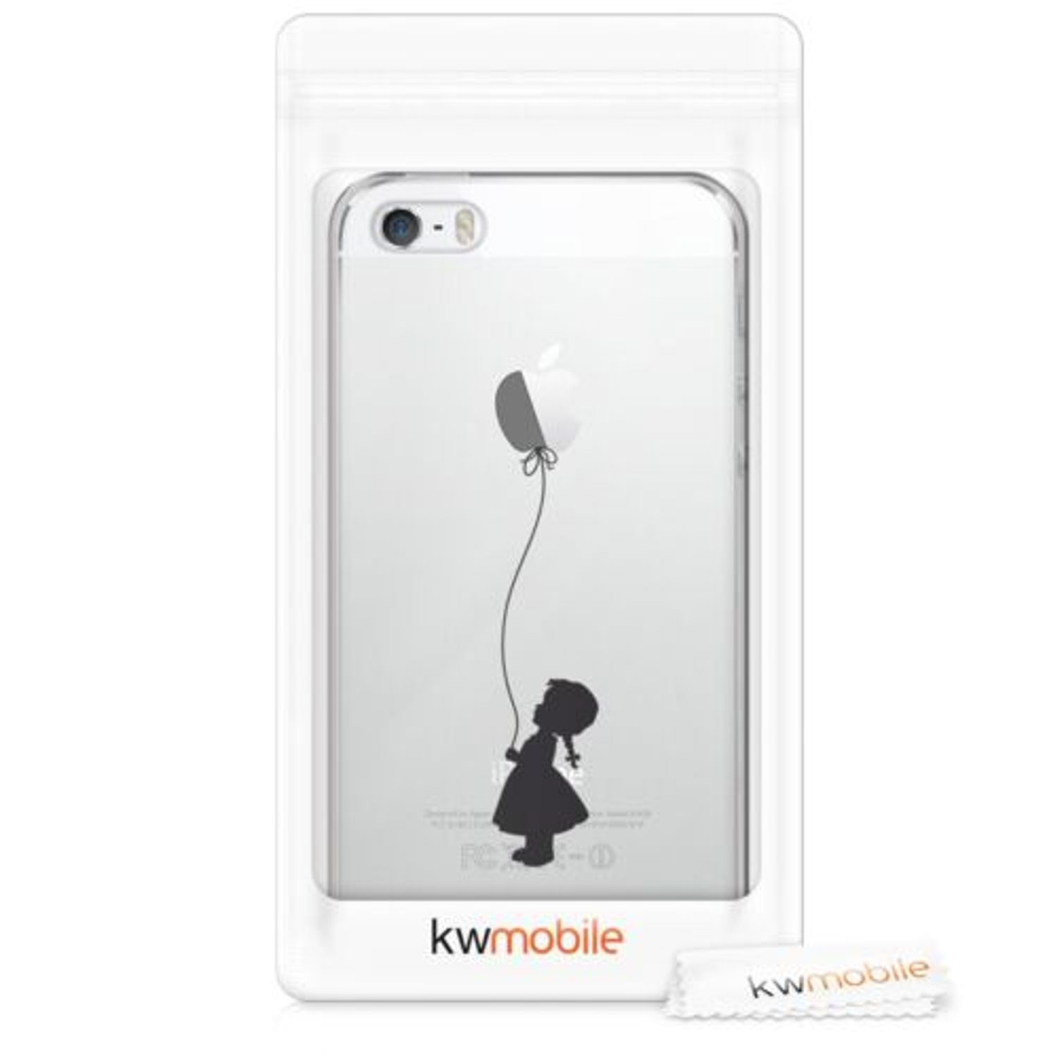 Husa pentru Apple iPhone 5/iPhone 5s/iPhone SE, Silicon, Negru, 38295.11 fotografia produsului View 7 L