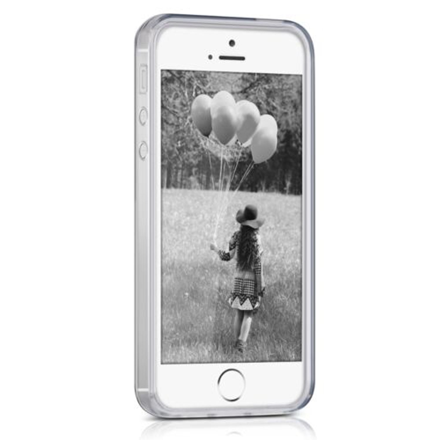 Husa pentru Apple iPhone 5/iPhone 5s/iPhone SE, Silicon, Negru, 38295.11 fotografia produsului View 3 L