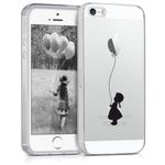 Husa pentru Apple iPhone 5/iPhone 5s/iPhone SE, Silicon, Negru, 38295.11 fotografia produsului