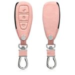 Husa Cheie Auto pentru Ford, 3 Butoane, Keyless Go, Piele ecologica, Rose Gold, 42990.81 fotografia produsului