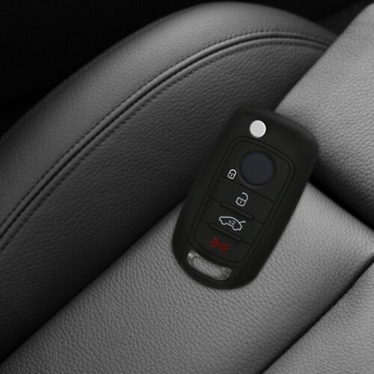 Husa Cheie Auto pentru Fiat, 4 Butoane, Silicon, Multicolor, 45567.06 fotografia produsului View 3 L