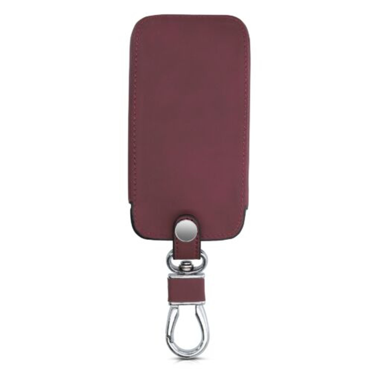 Husa Cheie Auto pentru Renault/Dacia, 4 Butoane, Keyless Go, Piele nabuc, Rosu, 48564.20 fotografia produsului View 7 L