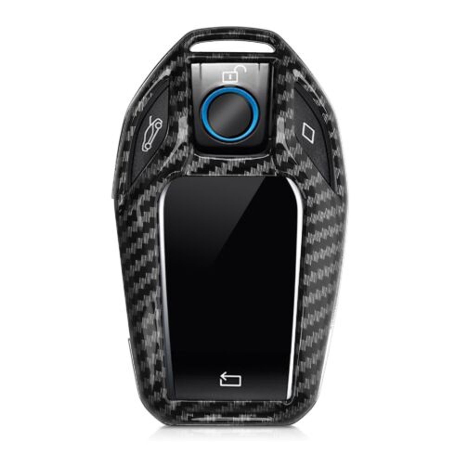 Husa Cheie Auto pentru BMW, Display, Plastic, Negru, 49672.01 fotografia produsului View 5 L