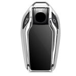 Husa Cheie Auto pentru BMW/Land Rover, Display, Silicon, Silver, 47310.94 fotografia produsului View 4 S
