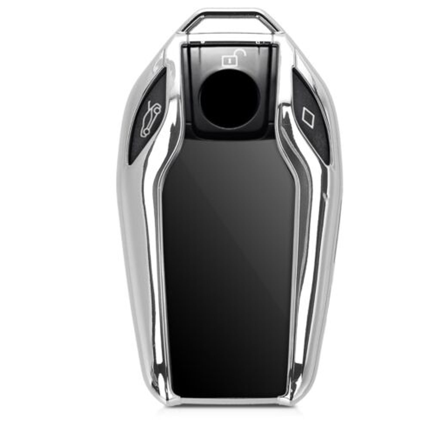 Husa Cheie Auto pentru BMW/Land Rover, Display, Silicon, Silver, 47310.94 fotografia produsului View 4 L