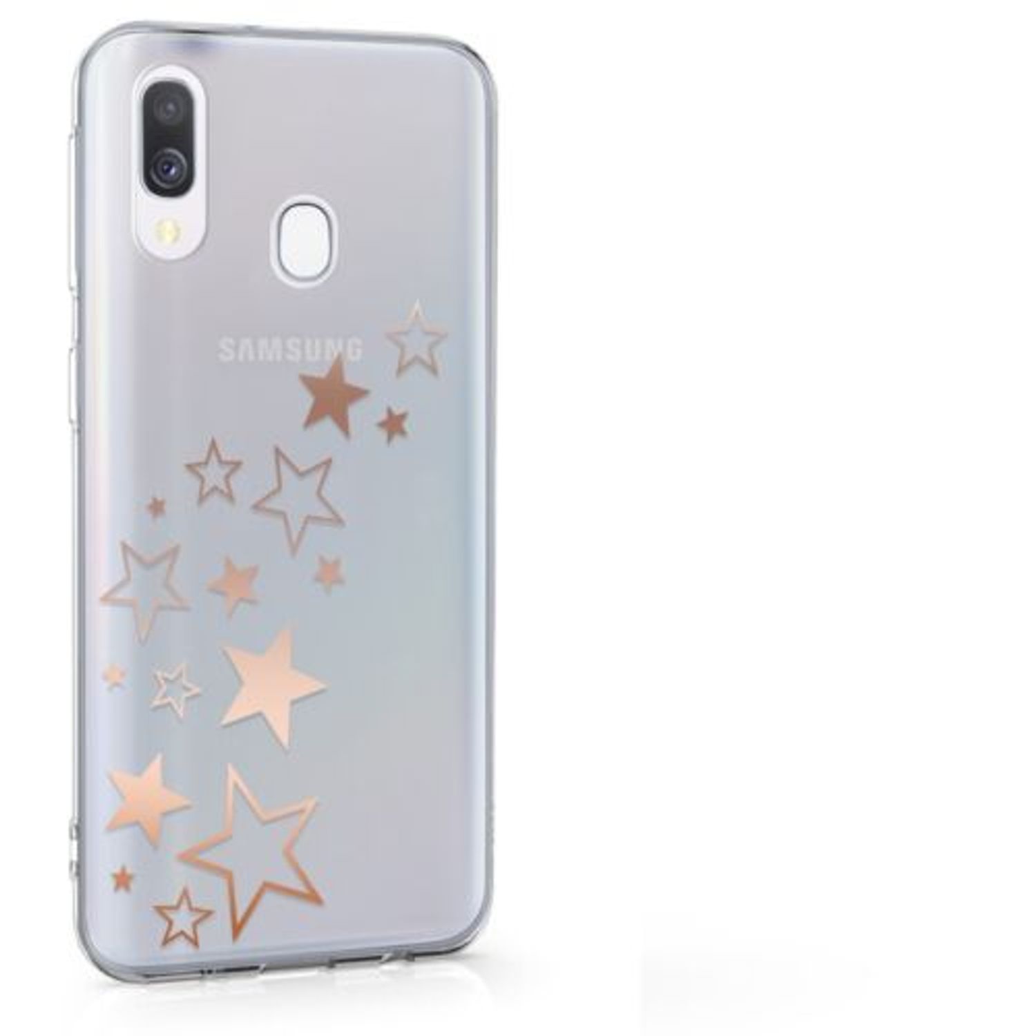 Husa pentru Samsung Galaxy A20e, Silicon, Rose Gold, 48744.09 fotografia produsului View 8 L