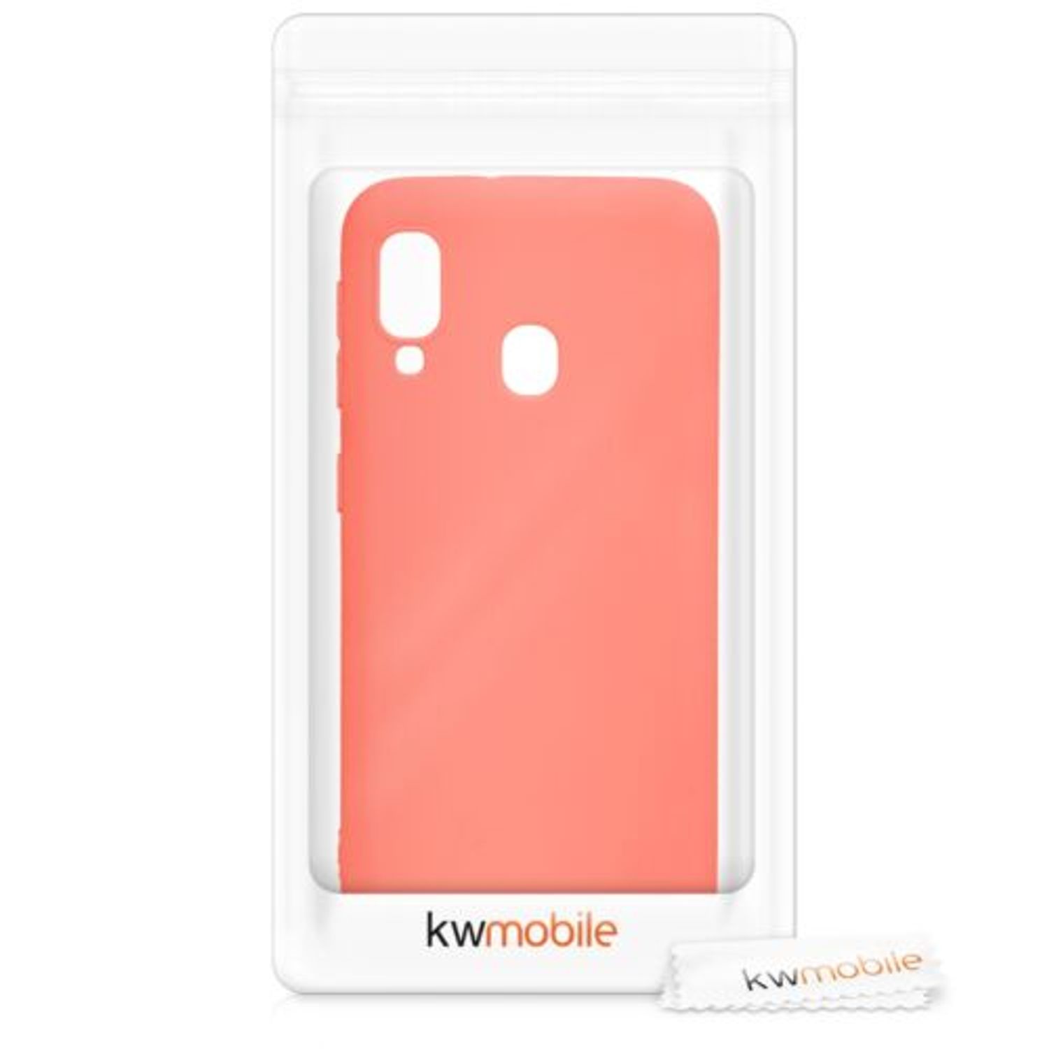 Husa pentru Samsung Galaxy A20e, Silicon, Roz, 48738.141 fotografia produsului View 8 L
