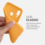 Husa pentru Samsung Galaxy A20e, Silicon, Galben, 48738.217 fotografia produsului View 4 S