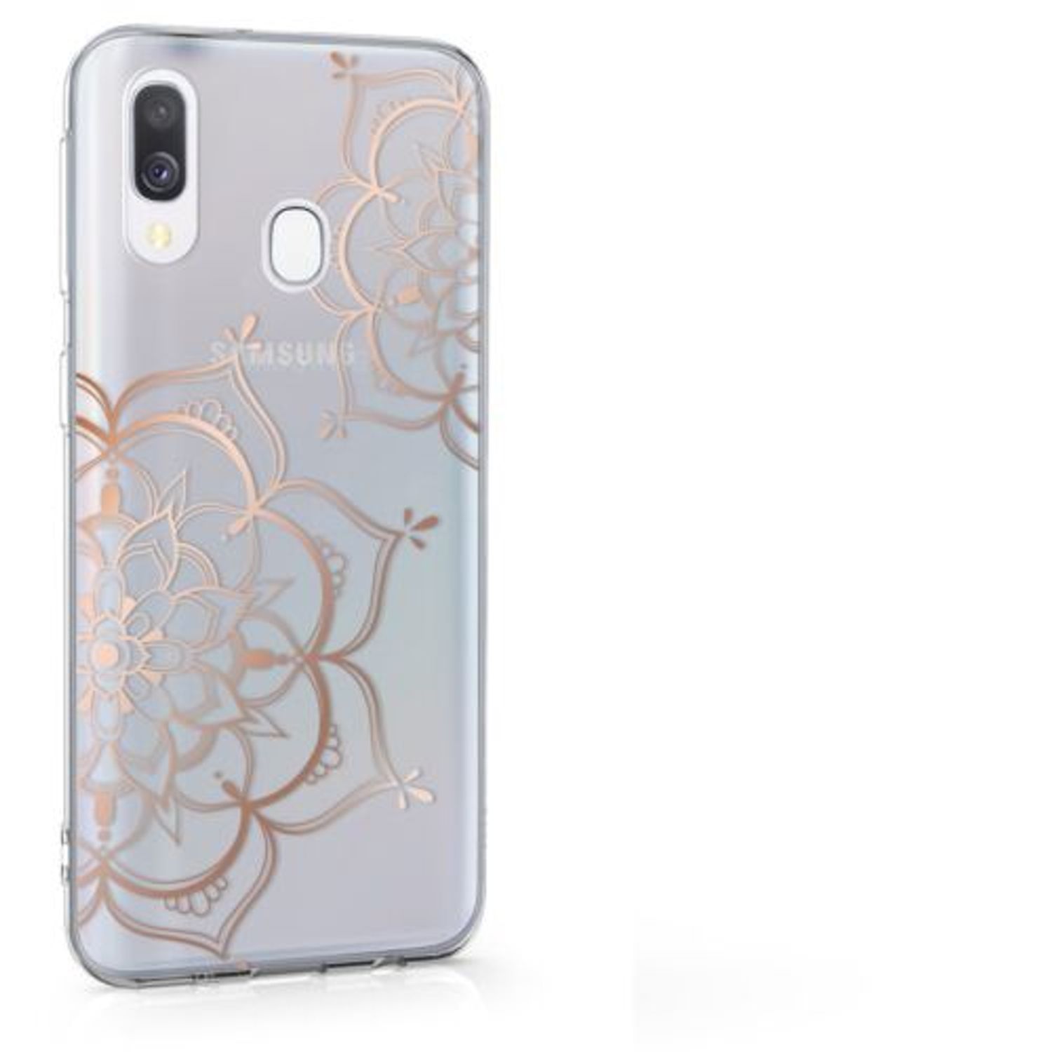 Husa pentru Samsung Galaxy A20e, Silicon, Rose Gold, 48744.20 fotografia produsului View 8 L