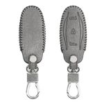 Husa Cheie Auto pentru Tesla Model S, Kwmobile, Gri, Piele ecologica, 58831.22 fotografia produsului