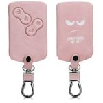 Husa Cheie Auto pentru Renault/Dacia, 4 Butoane, Keyless Go, Piele ecologica, Roz, 46356.03 fotografia produsului