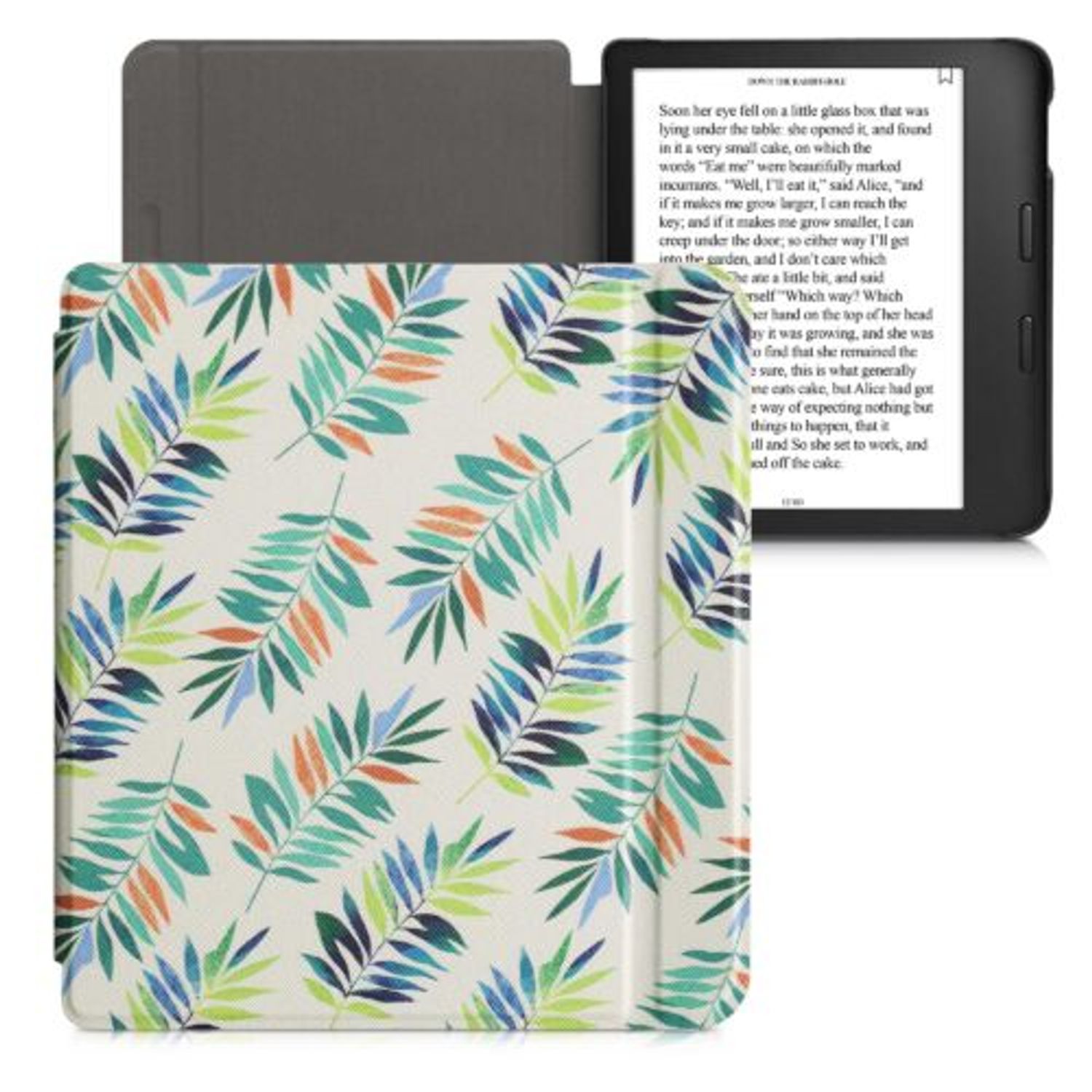 Husa pentru Kobo Libra 2, Kwmobile, Multicolor, Piele ecologica, 56575.45 fotografia produsului View 2 L