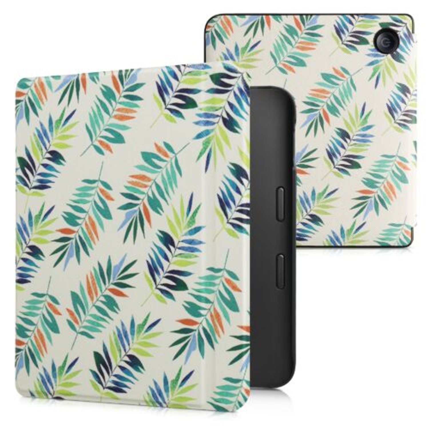 Husa pentru Kobo Libra 2, Kwmobile, Multicolor, Piele ecologica, 56575.45 fotografia produsului
