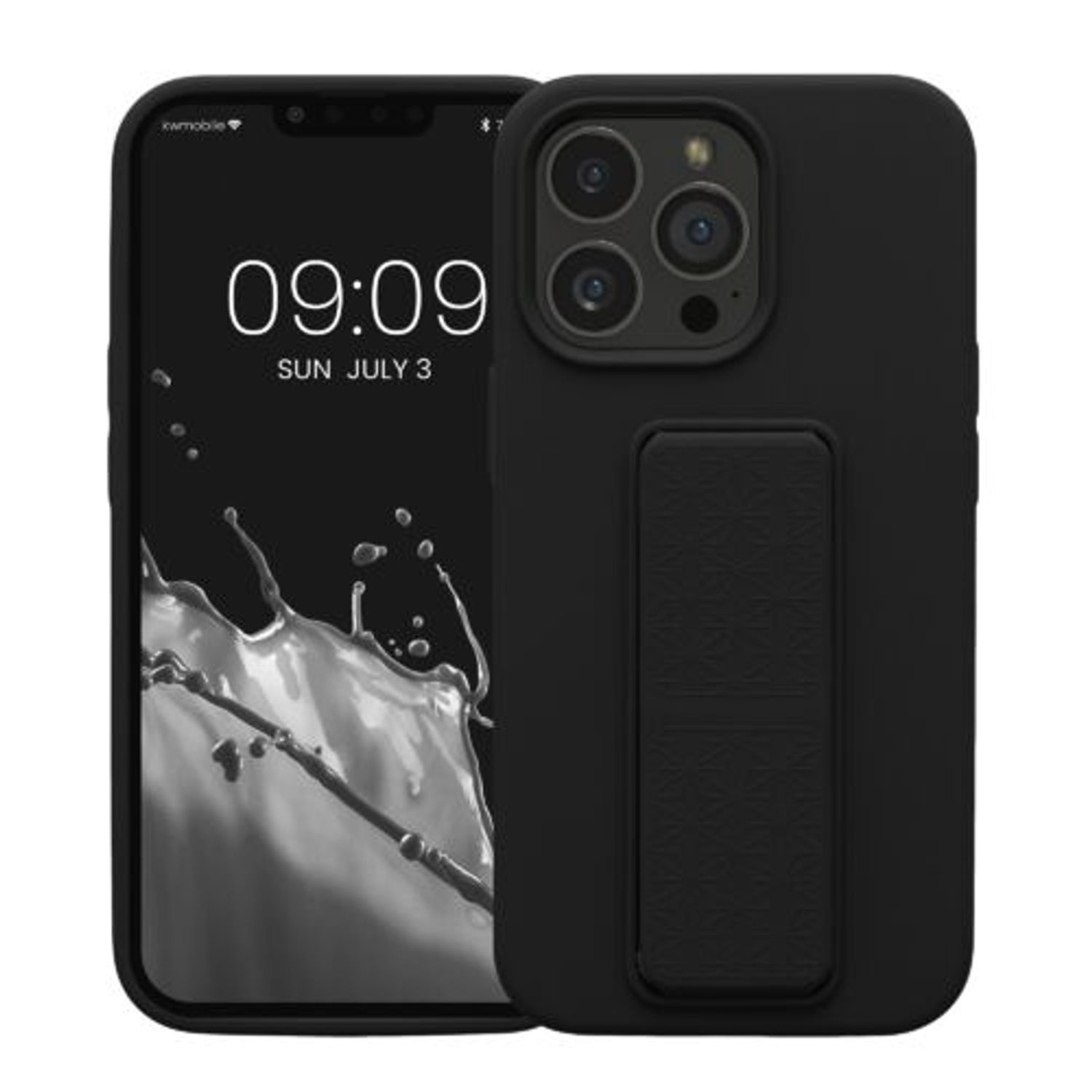 Husa Kwmobile pentru Apple iPhone 13 Pro, Silicon, Negru, 58277.01 fotografia produsului