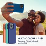 Husa Kwmobile pentru Apple iPhone 14, Silicon, Albastru, 59071.228 fotografia produsului View 3 S