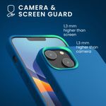 Husa Kwmobile pentru Apple iPhone 14, Silicon, Albastru, 59071.228 fotografia produsului View 6 S