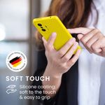 Husa Kwmobile pentru Xiaomi 11T/11T Pro, Silicon, Galben, 56573.165 fotografia produsului View 4 S