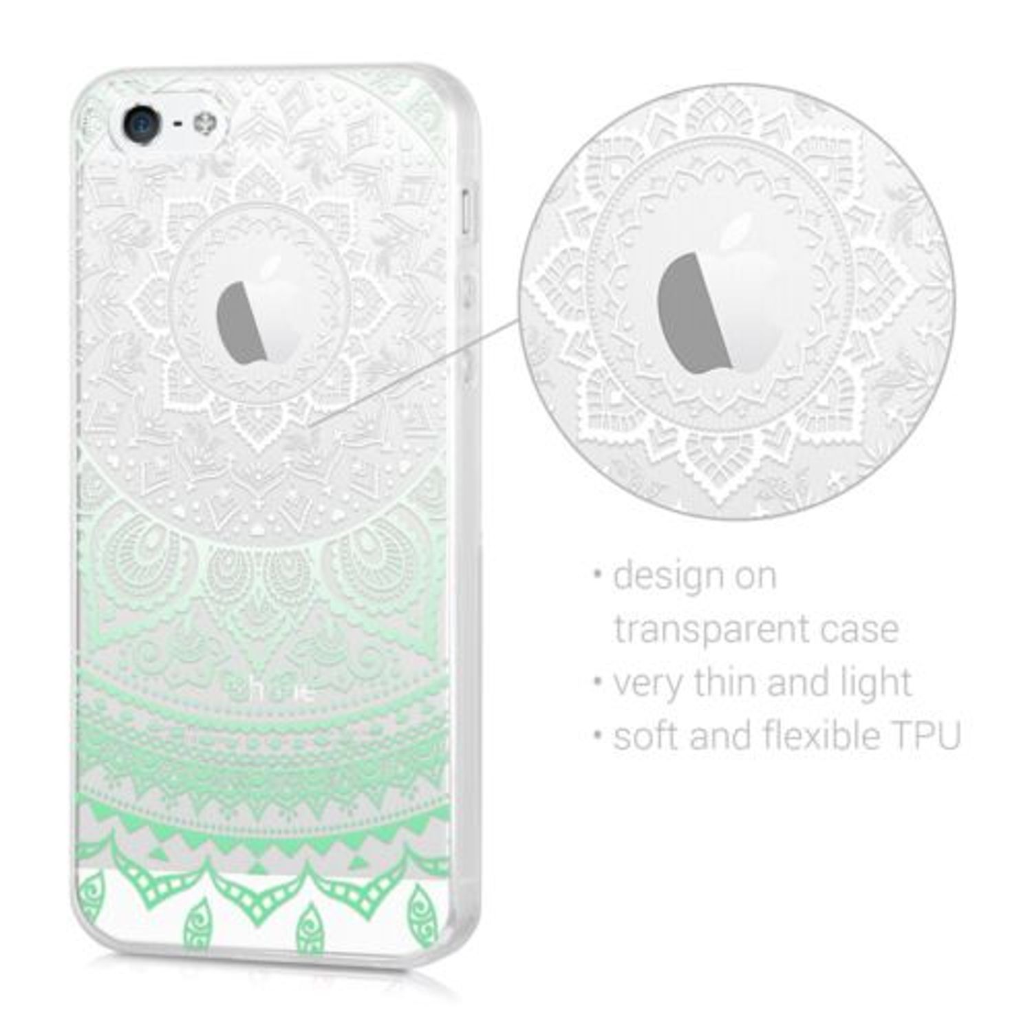 Husa pentru Apple iPhone 5/iPhone 5s/iPhone SE, Silicon, Multicolor, 35160.02 fotografia produsului View 4 L
