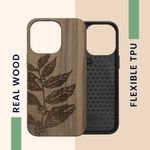 Husa Kwmobile pentru Apple iPhone 13 Pro, Lemn, Maro, 55967.09 fotografia produsului View 4 S