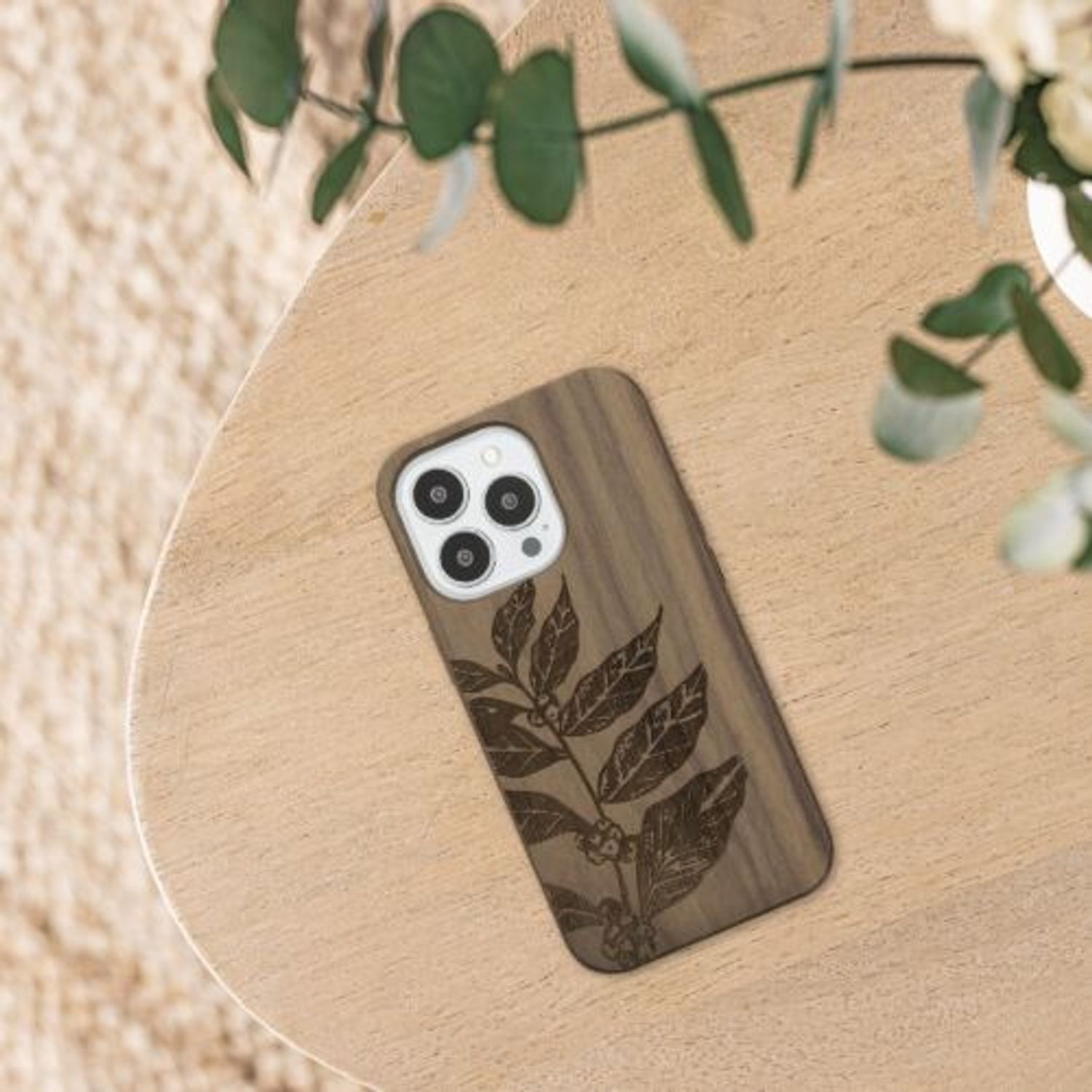 Husa Kwmobile pentru Apple iPhone 13 Pro, Lemn, Maro, 55967.09 fotografia produsului View 2 L
