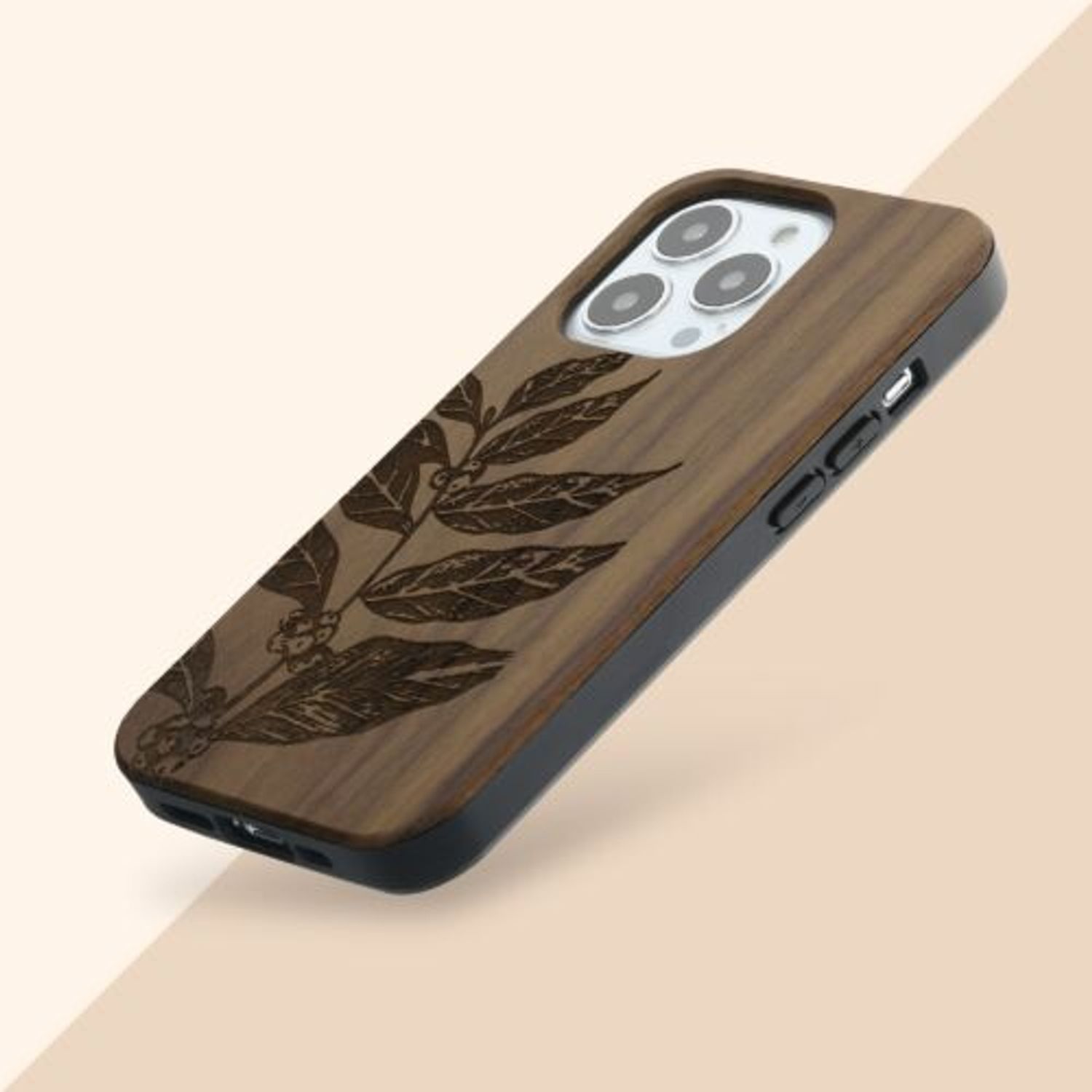 Husa Kwmobile pentru Apple iPhone 13 Pro, Lemn, Maro, 55967.09 fotografia produsului View 11 L