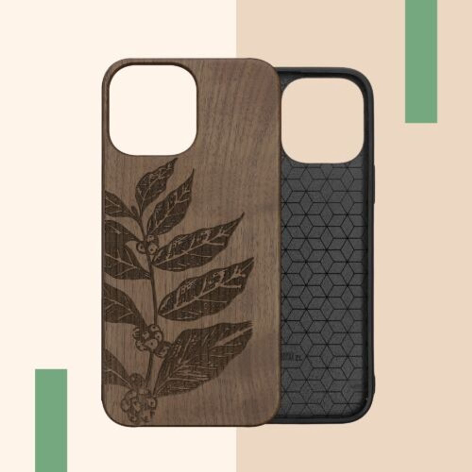 Husa Kwmobile pentru Apple iPhone 13 Pro Max, Lemn, Maro, 55980.09 fotografia produsului View 10 L
