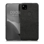 Husa Kwmobile pentru Google Pixel 4a, Textil, Gri, 58138.19 fotografia produsului