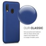 Husa pentru Samsung Galaxy A20e, Silicon, Albastru, 48739.64 fotografia produsului View 4 S