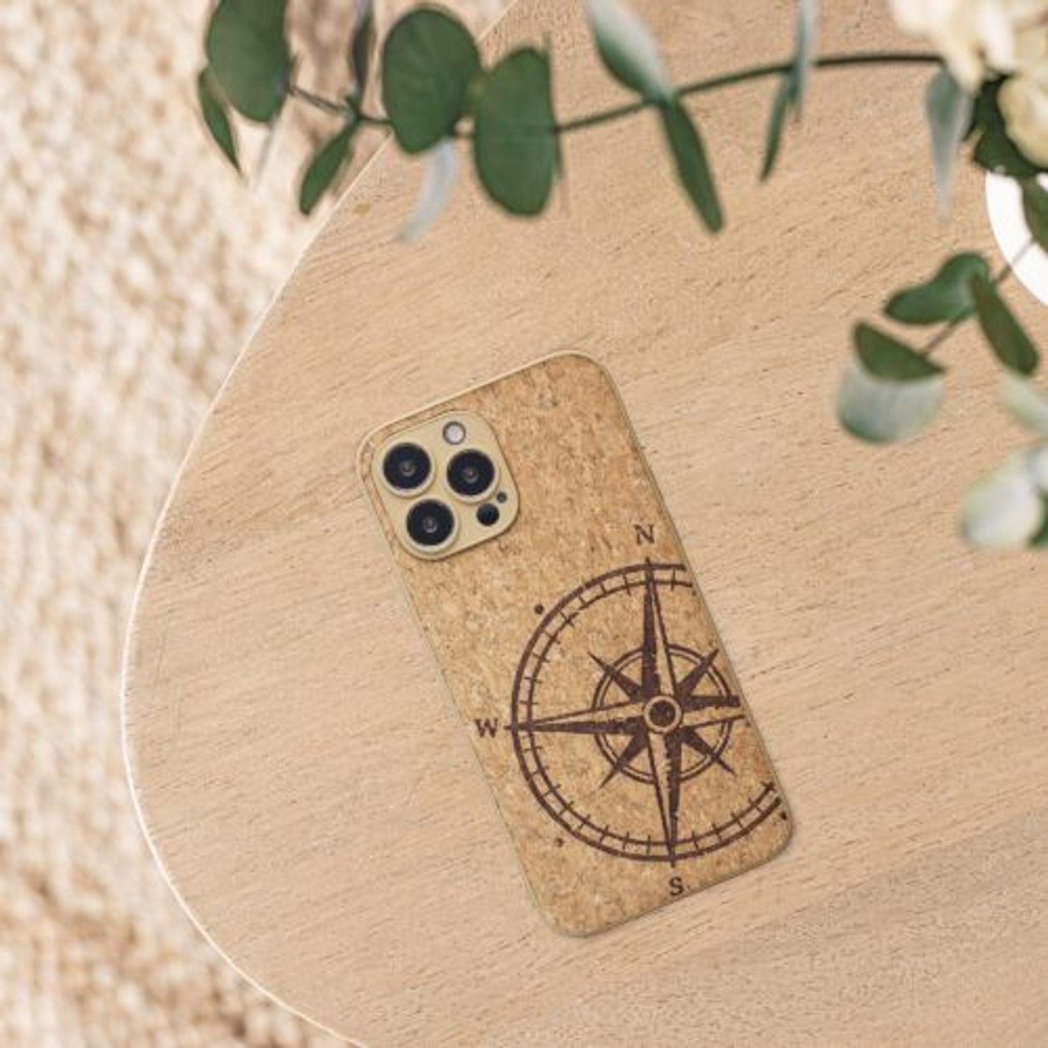 Husa Kwmobile pentru Apple iPhone 13 Pro Max, Pluta, Maro, 58127.02 fotografia produsului View 2 L