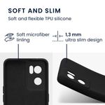 Husa Kwmobile pentru OnePlus Nord CE 2 5G, Silicon, Negru, 58117.47 fotografia produsului View 2 S