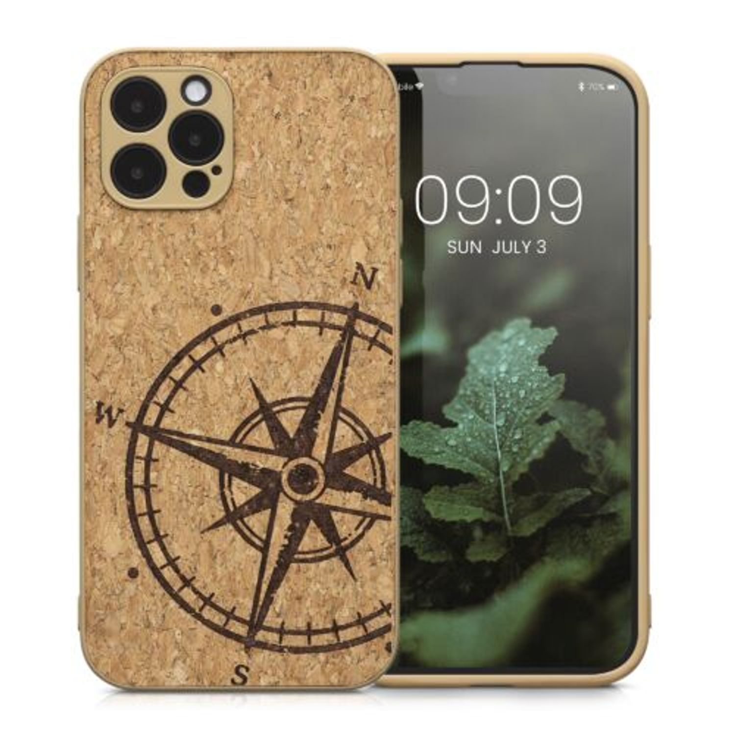 Husa Kwmobile pentru Apple iPhone 12 Pro, Pluta, Maro, 58124.02 fotografia produsului