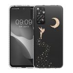 Husa Kwmobile pentru Xiaomi Redmi Note 11/Redmi Note 11s, Silicon, Transparent/Auriu, 57822.04 fotografia produsului View 22 S