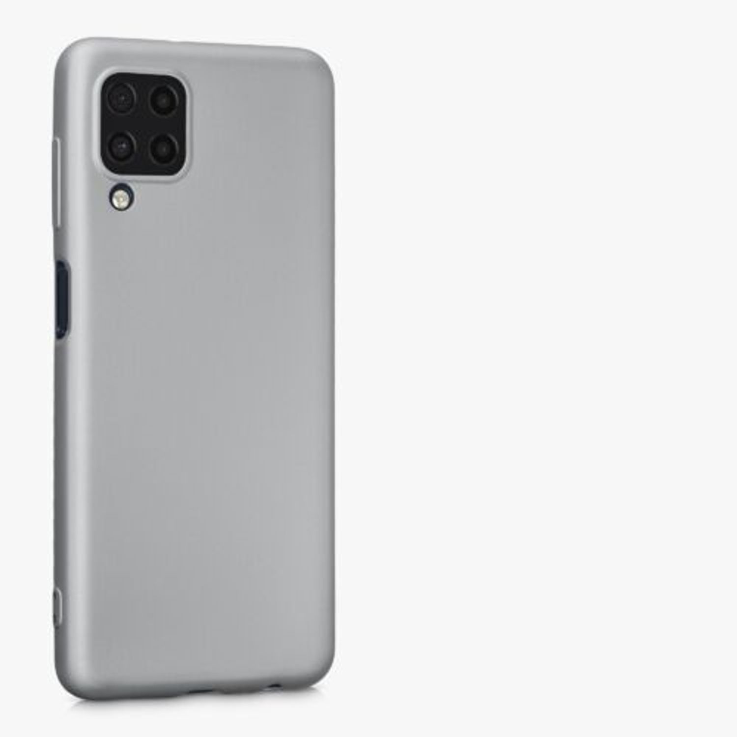 Husa Kwmobile pentru Samsung Galaxy M32 4G, Silicon, Gri, 57951.67 fotografia produsului View 7 L