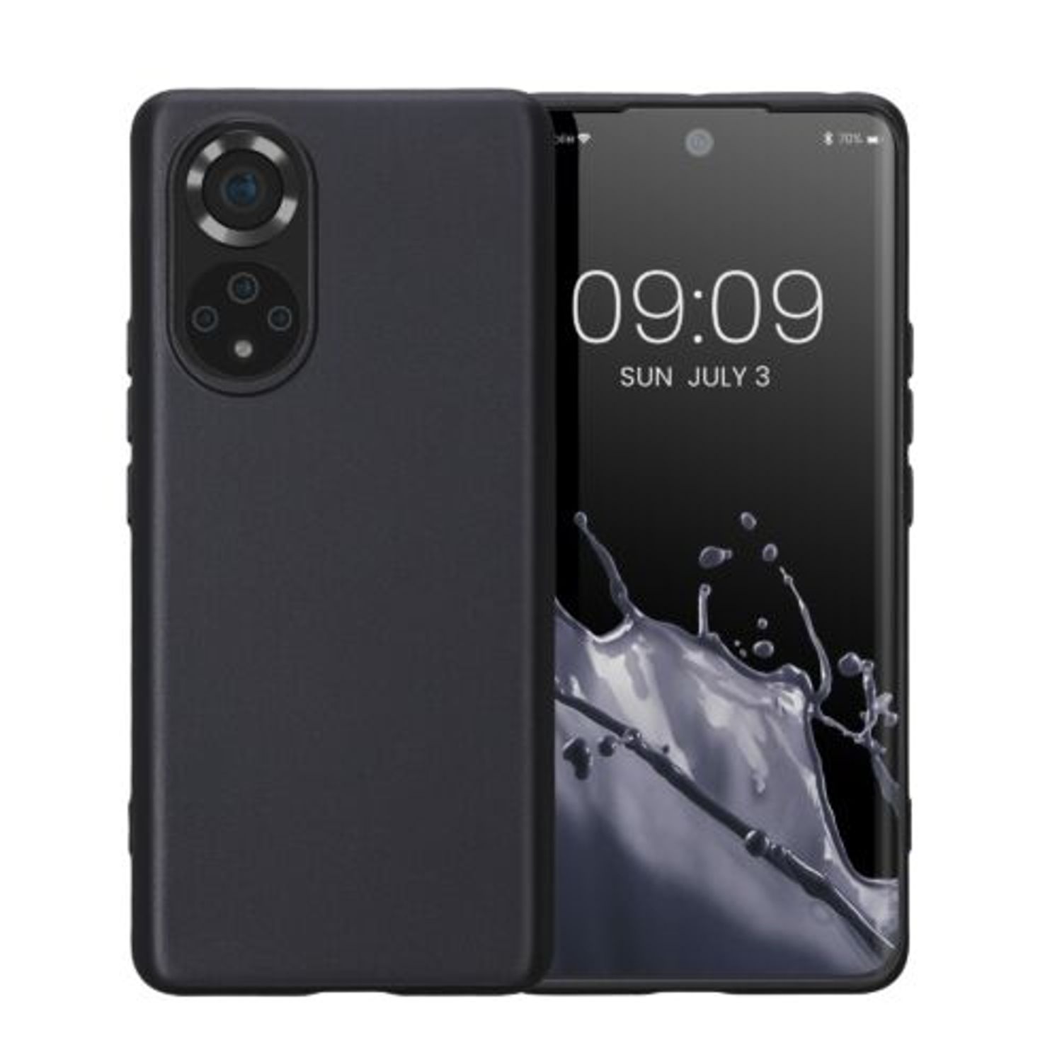 Husa Kwmobile pentru Honor 50, Silicon, Albastru, 57934.115 fotografia produsului