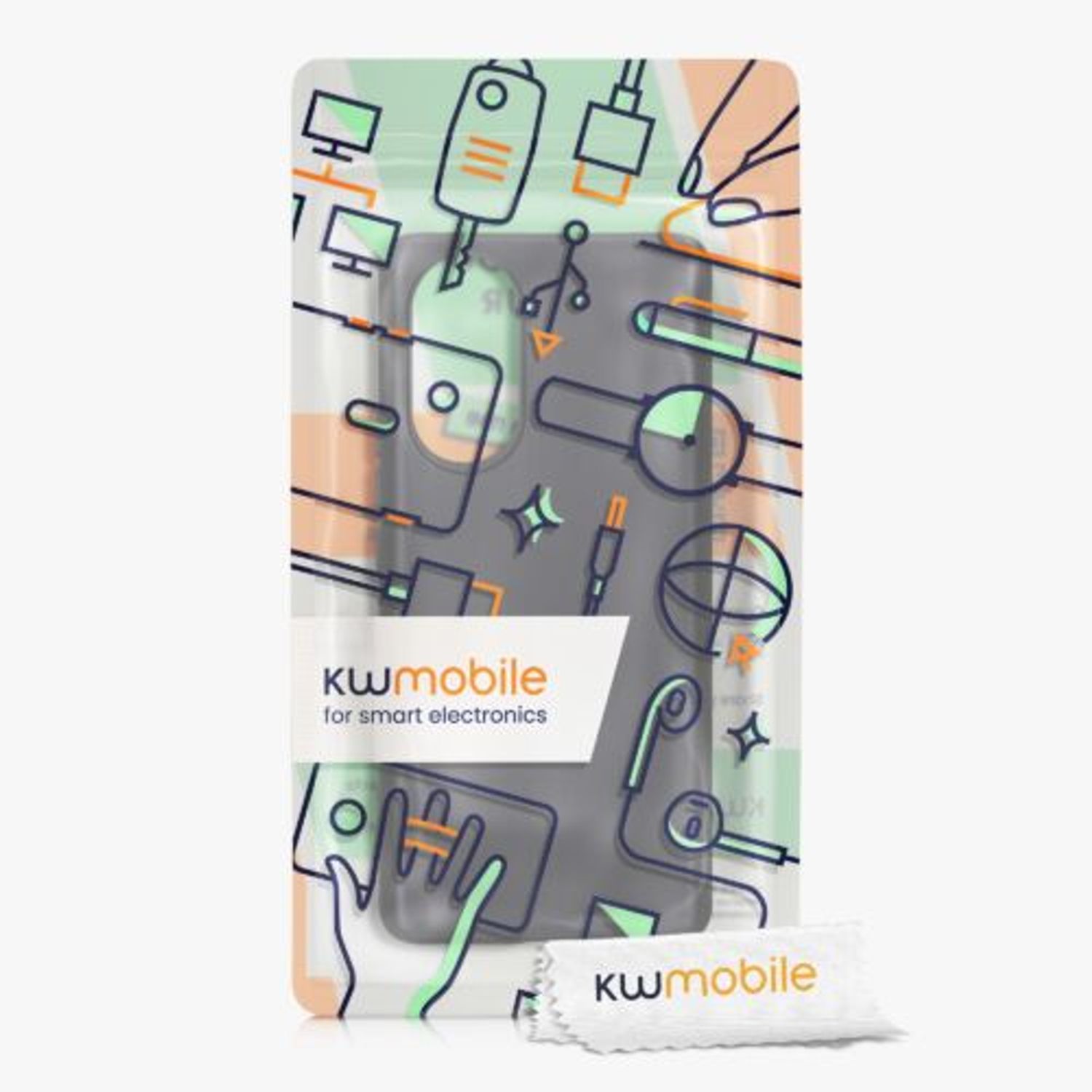 Husa Kwmobile pentru Honor 50, Silicon, Albastru, 57934.115 fotografia produsului View 8 L