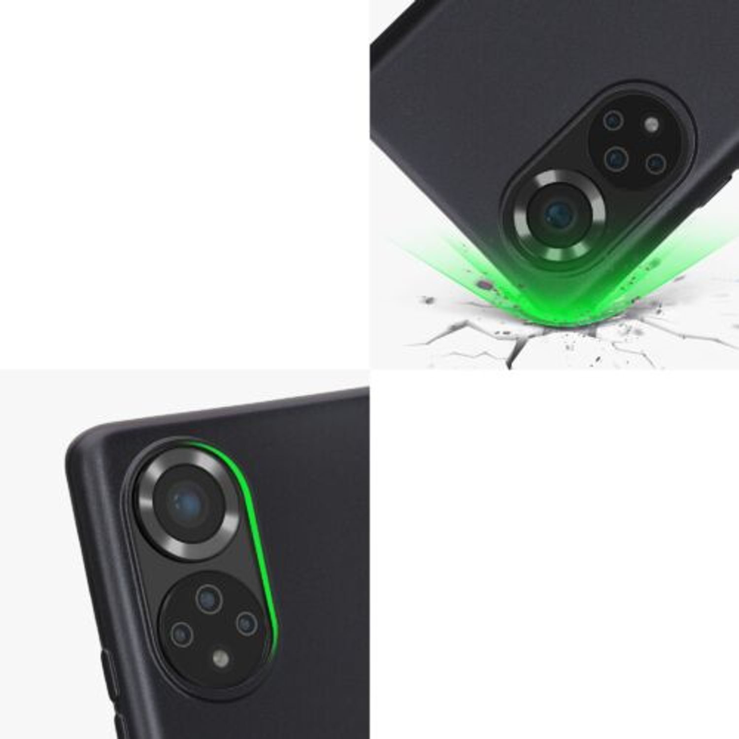 Husa Kwmobile pentru Honor 50, Silicon, Albastru, 57934.115 fotografia produsului View 10 L