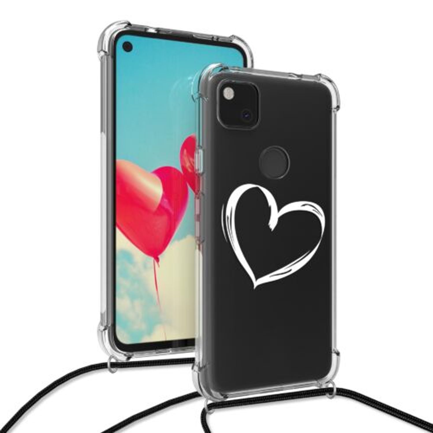 Husa pentru Google Pixel 4a, Silicon, Alb, 53079.09 fotografia produsului View 6 L