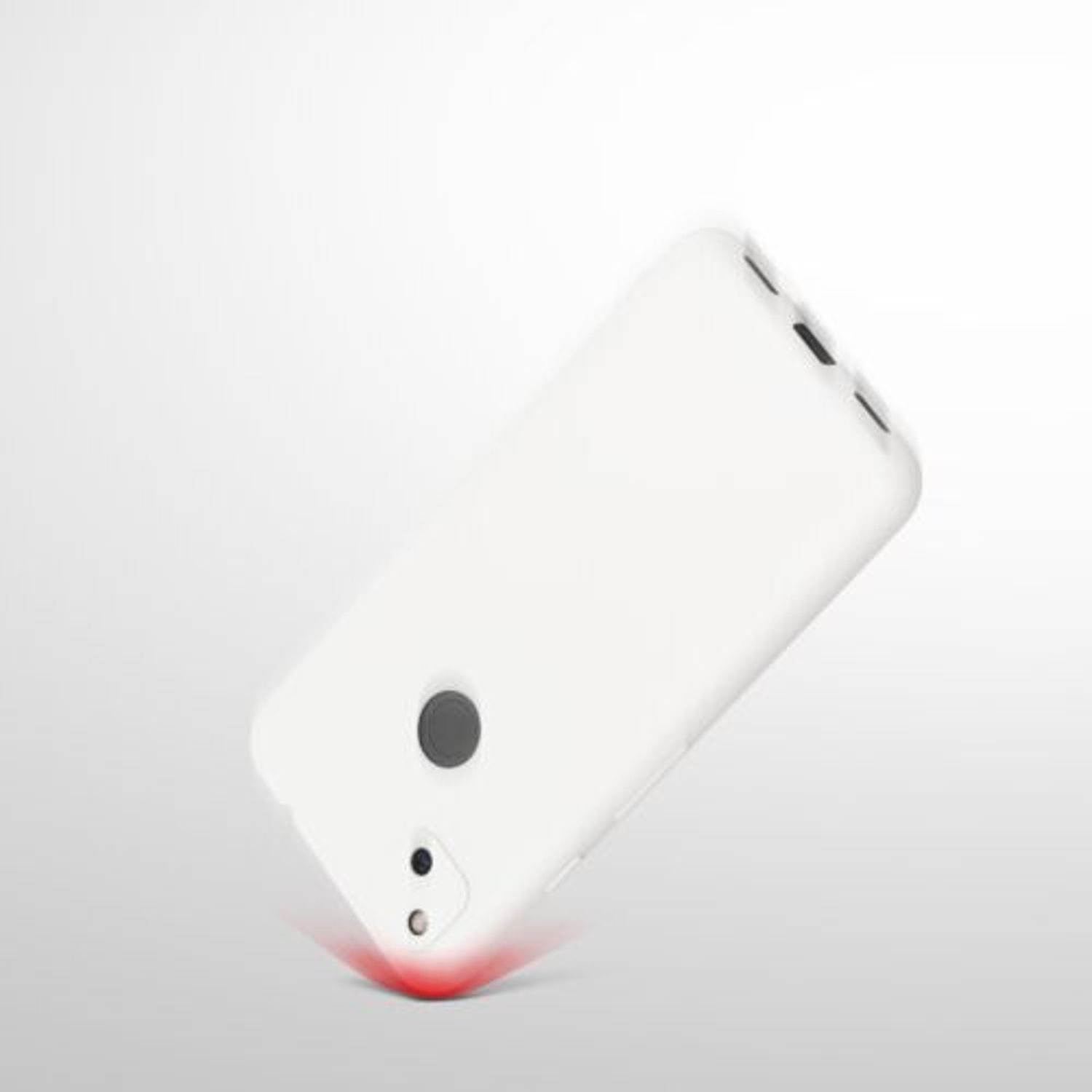 Husa pentru Google Pixel 4a, Silicon, Alb, 52357.02 fotografia produsului View 9 L