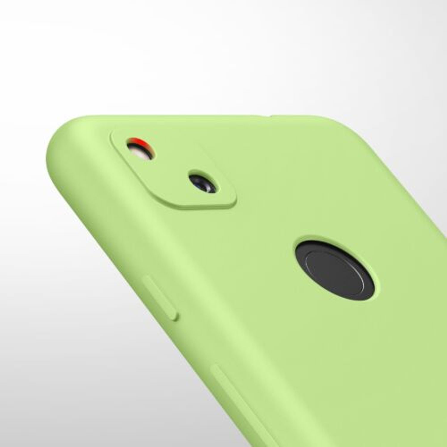 Husa pentru Google Pixel 4a, Silicon, Verde, 52357.214 fotografia produsului View 7 L