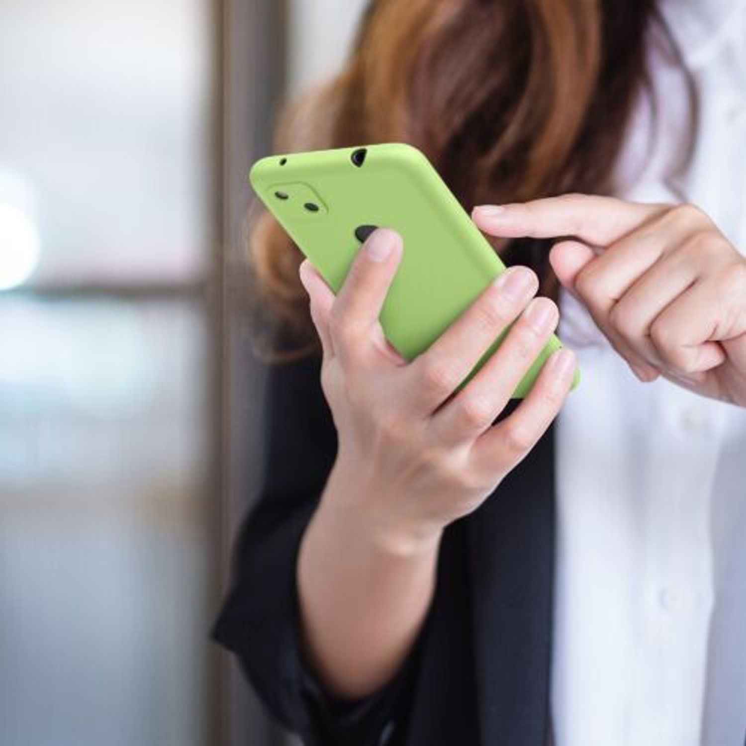 Husa pentru Google Pixel 4a, Silicon, Verde, 52357.214 fotografia produsului View 6 L