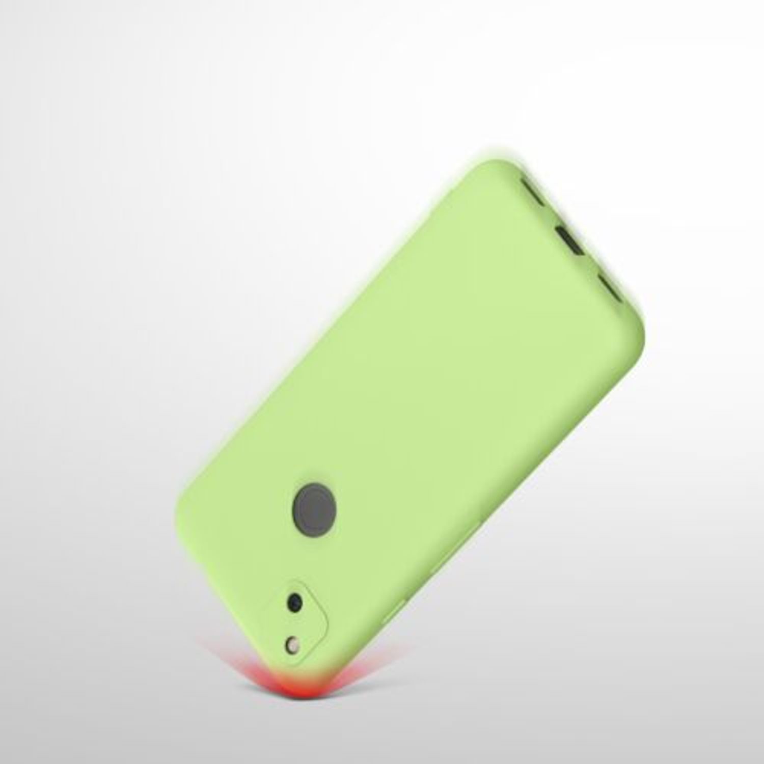 Husa pentru Google Pixel 4a, Silicon, Verde, 52357.214 fotografia produsului View 8 L