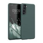 Husa pentru Samsung Galaxy S21, Silicon, Verde, 56681.171, Kwmobile fotografia produsului