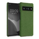 Husa pentru Google Pixel 6 Pro, Textil, Verde, 56945.07, Kwmobile fotografia produsului