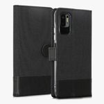 Husa Kwmobile pentru Xiaomi Redmi Note 10 5G, Textil, Negru, 57817.01 fotografia produsului View 3 S