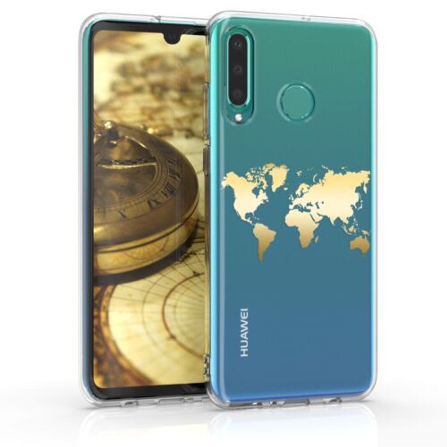 Husa pentru Huawei P30 Lite, Silicon, Gold, 47501.03 fotografia produsului