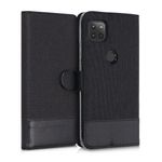Husa pentru Motorola One 5G Ace, Textil, Negru, 54622.73 fotografia produsului View 4 S