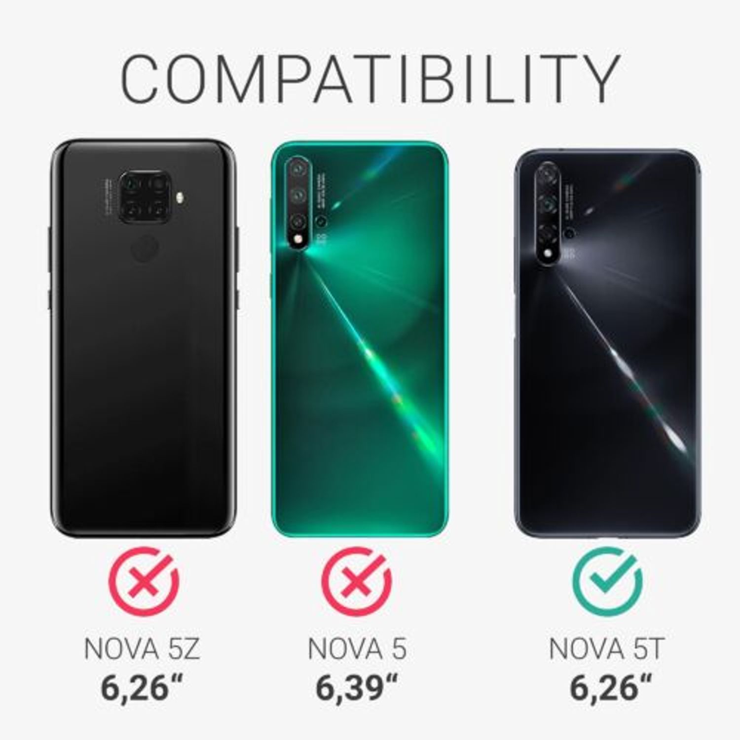 Husa pentru Huawei Nova 5T, Silicon, Rosu, 51520.190 fotografia produsului View 6 L