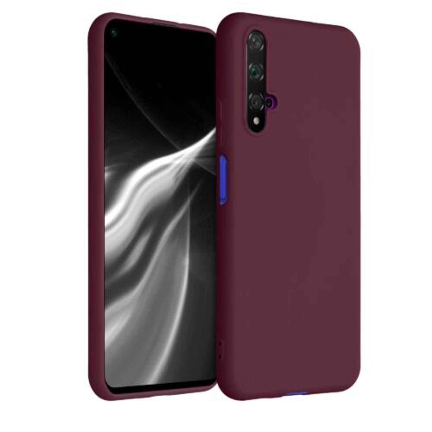 Husa pentru Huawei Nova 5T, Silicon, Rosu, 51520.190 fotografia produsului