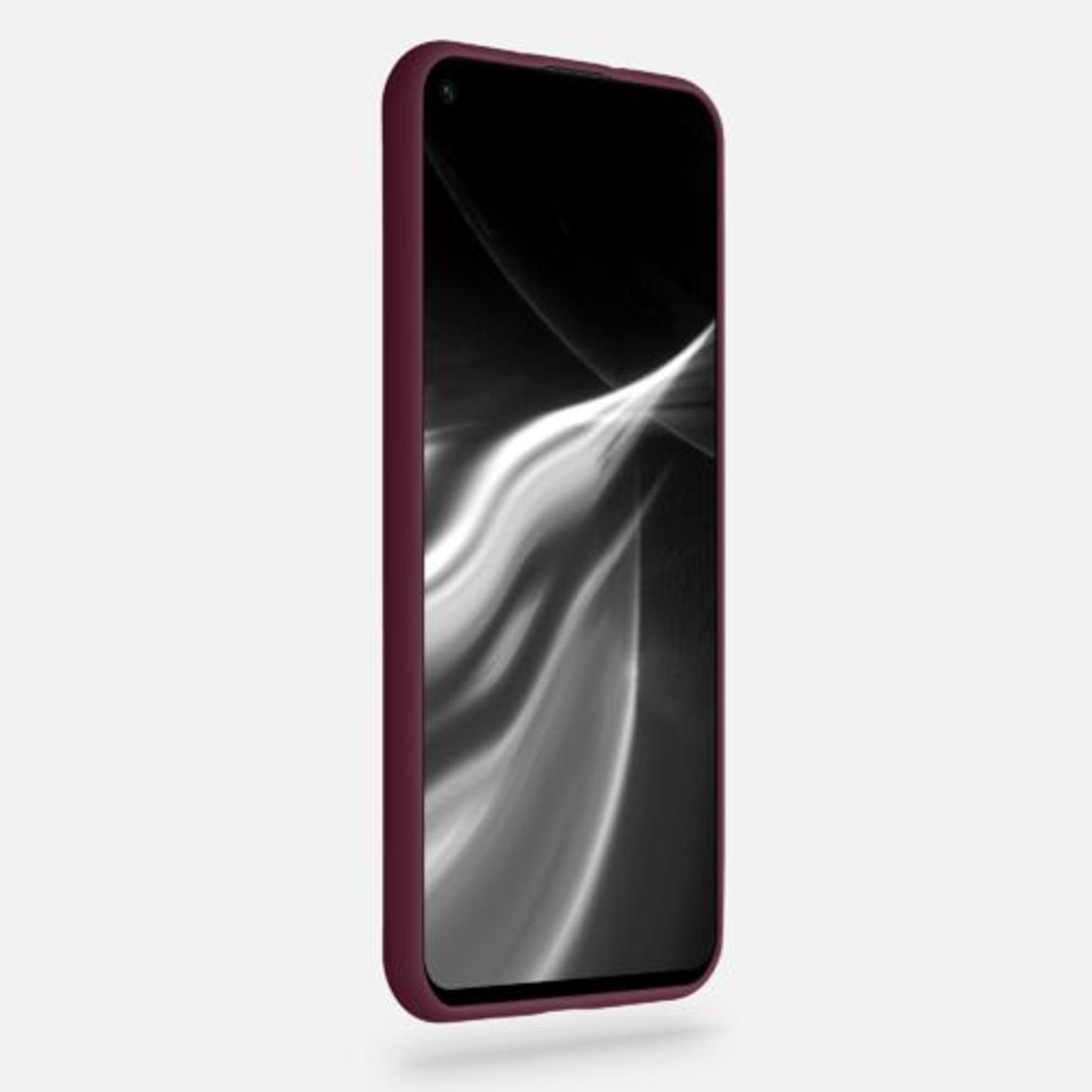 Husa pentru Huawei Nova 5T, Silicon, Rosu, 51520.190 fotografia produsului View 3 L