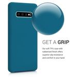 Husa pentru Samsung Galaxy S10 Plus, Silicon, Verde, 49028.57 fotografia produsului View 4 S